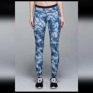 LULULEMON SPEED TIGHT lll SEA SIDE SILVER FOX ALBERTA LAKE NAVAL BLUE S 4